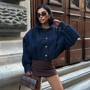 New season denim jacket One Size